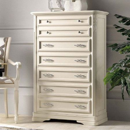 MOBILI-2G---SETTIMANALE-CLASSICO-7-CASSETTI-IN-LEGNO-MASSELLO-AVORIO-L.85-P.42-H.128