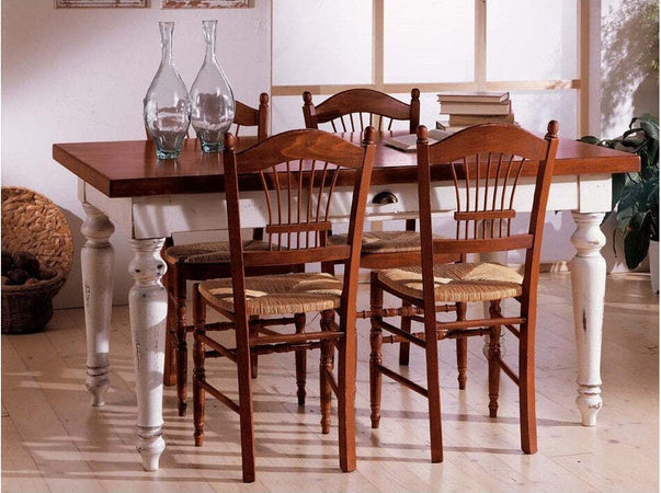 MOBILI-2G---TAVOLO-RETTANGOLARE-1-CASSETTO-LEGNO-SHABBY-160X90x80