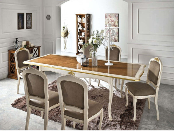 MOBILI-2G---TAVOLO-RETTANGOLARE-ALLUNGABILE-LEGNO-SHABBY-160X100x78