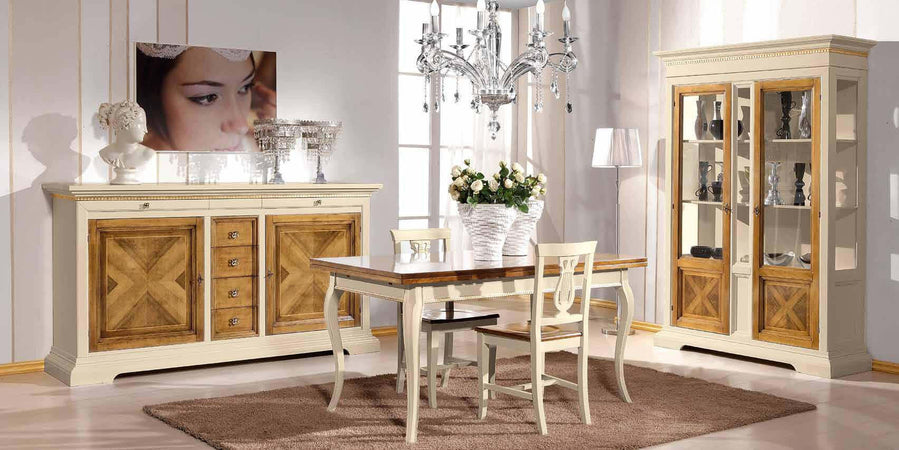 MOBILI-2G---TAVOLO-RETTANGOLARE-IN-LEGNO-ALLUNGABILE-160X85-FINITURA-BICOLORE