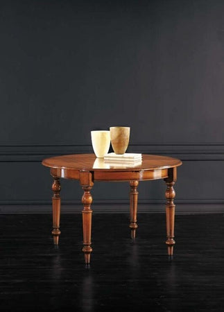 MOBILI-2G---Tavolo-rotondo-classico-allungabile-tornito-legno-bassano-100x100x80