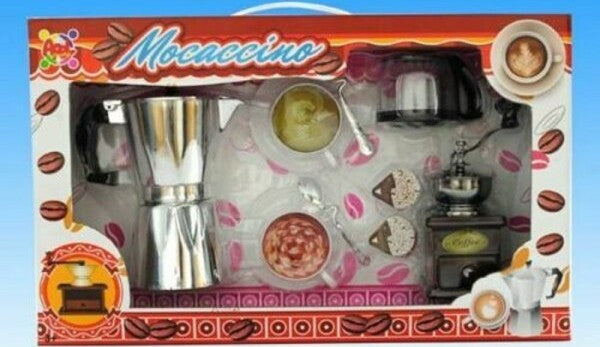 Mocaccino-Set-Caffe'-Caffettiera-Macina-Coffee-Giocattolo-Gioco-Bambina