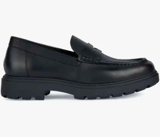 Mocassino Uomo Geox u36frb-00043-c9999 Calzature - Nero / 42 - Scarpe