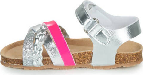 MOD8 Koenia Argento Rosa Fluo Sandali Per Bambina Scarpe Estive in Pelle Colorate 866750-30 163 Sandalo Argentato Brillantini Rosa Strap Estate Bimba Scarpe Sanitaria Gioia del Bimbo - Villa San Giovanni, Commerciovirtuoso.it