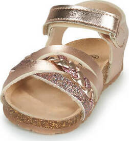 MOD8 Koenia Rosa Oro Rose Dore Sandali Bambina Scarpe Estive in Pelle Colorate 866750-30 133 Birllantini Sandalo Velcro Strap Bimba Scarpe Sanitaria Gioia del Bimbo - Villa San Giovanni, Commerciovirtuoso.it