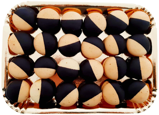 Monacino Biscotto Artigianale Da Thè Tipico Calabrese - 550g Biscotti Ricoperti Di Cioccolato Con Ripieno All'albicocca Pasticceria Gardenia