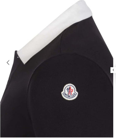 MONCLER Polo Classic Uomo 100% Cotone Manche Corte Polo Classica Slim Fit Ricamo con logo MONCLER Scritta sul Colletto polo moncler Euforia - Bronte, Commerciovirtuoso.it
