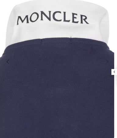 MONCLER Polo Classic Uomo 100% Cotone Manche Corte Polo Classica Slim Fit Ricamo con logo MONCLER Scritta sul Colletto polo moncler Euforia - Bronte, Commerciovirtuoso.it