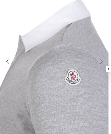 MONCLER Polo Classic Uomo 100% Cotone Manche Corte Polo Classica Slim Fit Ricamo con logo MONCLER Scritta sul Colletto polo moncler Euforia - Bronte, Commerciovirtuoso.it