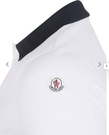 MONCLER Polo Classic Uomo 100% Cotone Manche Corte Polo Classica Slim Fit Ricamo con logo MONCLER Scritta sul Colletto polo moncler Euforia - Bronte, Commerciovirtuoso.it