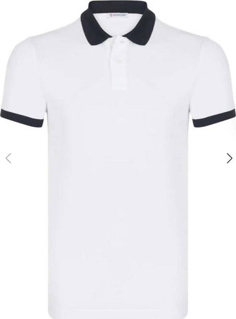 MONCLER Polo Classic Uomo 100% Cotone Manche Corte Polo Classica Slim Fit Ricamo con logo MONCLER Scritta sul Colletto polo moncler Euforia - Bronte, Commerciovirtuoso.it