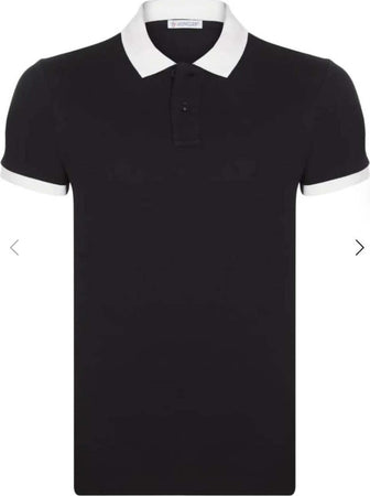 MONCLER Polo Classic Uomo 100% Cotone Manche Corte Polo Classica Slim Fit Ricamo con logo MONCLER Scritta sul Colletto polo moncler Euforia - Bronte, Commerciovirtuoso.it