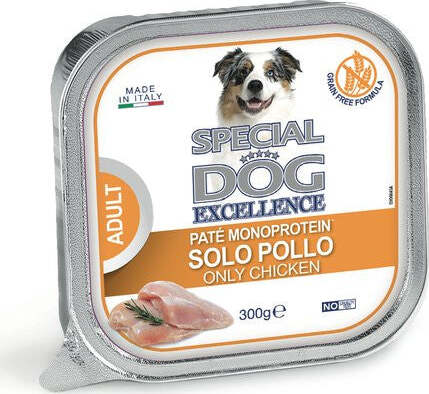 MONGE-Patè-cane-SPECIAL-DOG-EXCELLENCE-pollo-Vaschetta-300-gr