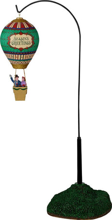 Mongolfiera vittoriana, accessorio per villaggio di Natale in Resina Casa e cucina/Decorazioni per interni/Addobbi e decorazioni per ricorrenze/Decorazioni natalizie/Oggettistica MagiediNatale.it - Altamura, Commerciovirtuoso.it