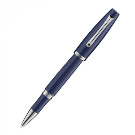 MONTEGRAPPA Penna roller Manager blue navy minuterie acciaio ISMANRIB_3