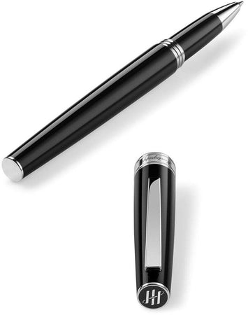 MONTEGRAPPA Penna roller Armonia nera minuterie acciaio ISA1RRAC
