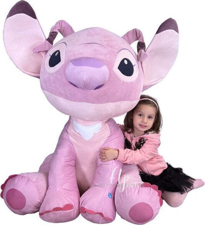 Morbido-Peluche-Parlante-Da-100-Cm-Colore-Rosa-Pupazzo-Per-Bambini-Lilo-&-Stitch