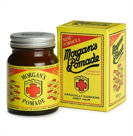 Morgan's Pomade Gradually Darkens Grey Hair 100 G Crema Pomata per Scurire I Capelli Anti Capelli Grigi
