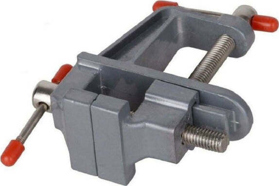 Morsa-Da-Banco-Girevole-Fissaggio-A-Morsetto-Apertura-Ganasce-30-Mm