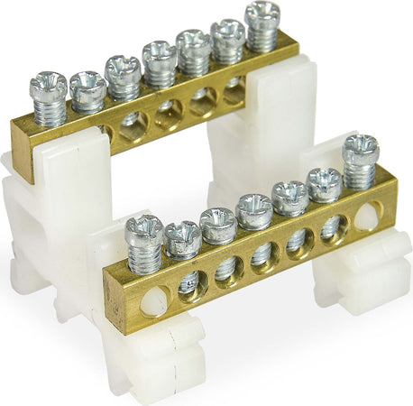 Morsettiere di distribuzione bipolari/tetrapolari, per collegamento cavi elettrici Fai da te/Materiale elettrico/Cablaggio di superficie/Morsettiere La Zappa - Altamura, Commerciovirtuoso.it