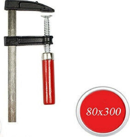 Morsetto A Vite Da Falagname Per Bricolage Morsa Morsetta Di Serraggio 80x300mm Fai da te/Utensili elettrici e a mano/Utensili a mano/Morsetti/Morsetti a barra Trade Shop italia - Napoli, Commerciovirtuoso.it