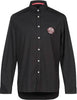 Moschino Camicia Uomo Nera Classica 100% Cotone Camicia Logo Love Moschino Tinta Unita Colletto Classico Maniche Lunghe Nero Moda/Uomo/Abbigliamento/T-shirt polo e camicie/Camicie classiche Euforia - Bronte, Commerciovirtuoso.it
