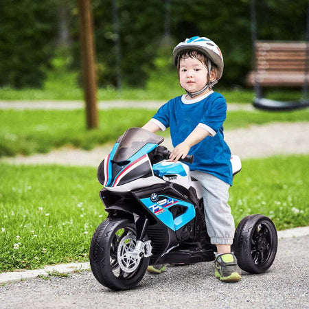 Moto-per-Bambini-18-60-Mesi-Modello-BMW-HP4-con-Fari,-Musica-e-Pedali,-in-PP-e-Metallo,-82.5x42x54-cm,-Blu-QW3370-211V90BUQW3