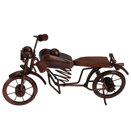 Motocicletta decorativa in ferro decorazione ambienti 27 x 18 cm