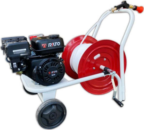 Motopompa irroratrice con motore 4T e carrello avvolgitubo a benzina Giardino e giardinaggio/Decorazioni per il giardino/Stagni e giardini acquatici/Pompe/Pompe ad alta pressione La Zappa - Altamura, Commerciovirtuoso.it