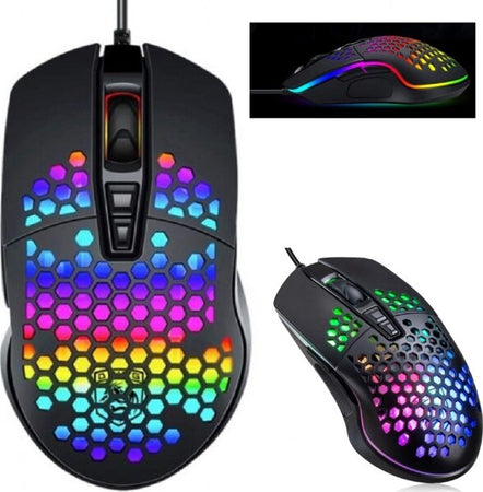 Mouse-Da-Gioco-Cablato-Usb-Macro-Definition-7-Tasti-Programmabile-Luce-Rgb-Qm1