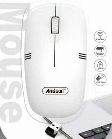 Mouse-Ottico-Senza-Fili-Wireless-2.4ghz-Ricetrasmettitore-Usb-Per-Computer-Qm62