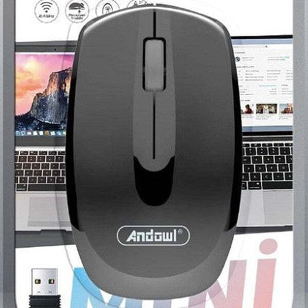 Mouse-Usb-Ottico-Raggio-Fino-A-10m-Wifi-Wireless-2.4ghz-1000-Dpi-Per-Pc-Qm71