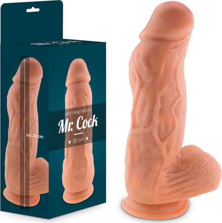 Mr. Cock Fallo Realistico Gigante Non Vibrante Color Carne 30x9 cm Con Ventosa Salute e cura della persona/Erotismo e contraccezione/Sex toys/Dildo/Dildo realistici Kondorama - Martinsicuro, Commerciovirtuoso.it