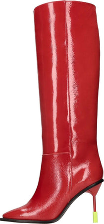 MSGM-Stivali-Rosso-da-donna
