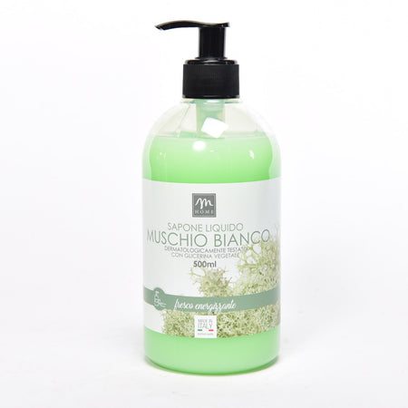 Dispenser di Sapone liquido da 500 mL profumato dermatologicamente testato con glicerina vegetale