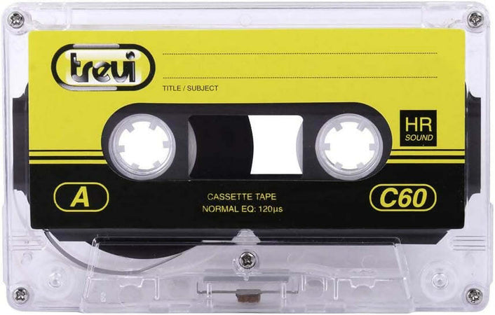 Musicassette audio confezione da 4 trevi c60