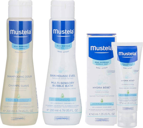 Mustela Beauty Travel Set Bimbo Shampoo Dolce 200 Ml Bagnetto Mille Bolle 200 Ml Crema Viso Bebe' 40 Ml Prima infanzia/Igiene e benessere/Set di igiene e benessere Sanitaria Gioia del Bimbo - Villa San Giovanni, Commerciovirtuoso.it
