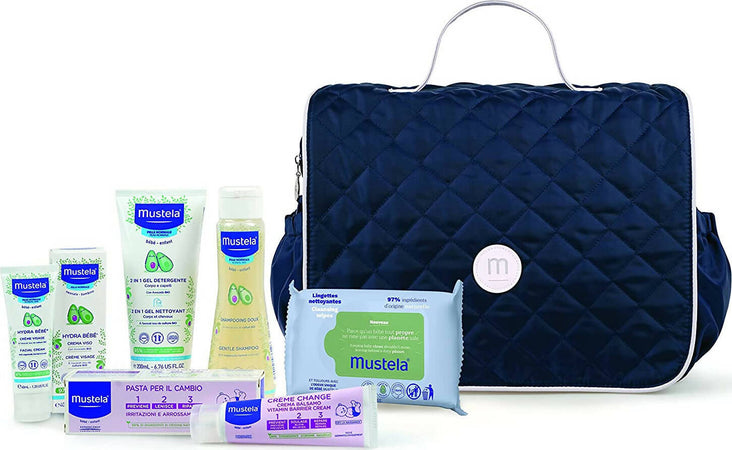Mustela Borsa Zaino Con Prodotti Contiene: 1 Gel Detergente 2in1 200 Ml, 1 Shampoo Dolce 200 Ml, 1 Pasta Cambio 50 Ml, 1 Confezione Di Salviette Multiuso E 1 Hydra Bebè Crema Viso 40 Ml Prodotto Realizzato Con Materiali Di Alta Qualità Prima infanzia/Igiene e benessere/Set di igiene e benessere Sanitaria Gioia del Bimbo - Villa San Giovanni, Commerciovirtuoso.it