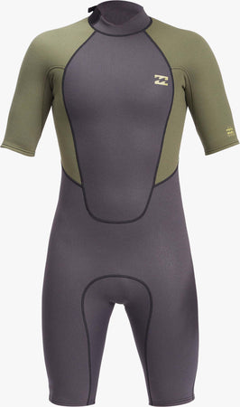 Mutino Estivo Uomo Surf Billabong Intruder 2/2 Maniche Corte Gamba Corta Con Zip Sport e tempo libero/Attività ricreative all'aperto/Sport acquatici/Immersione e Snorkeling/Mute/Mute da immersione Snotshop - Roma, Commerciovirtuoso.it