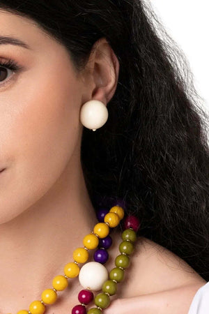 MYA-ACCESSORIES-|-Orecchini-a-clip-con-sfera-in-acrilico