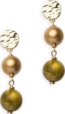 MYA-ACCESSORIES-|-Orecchini-pendenti-con-sfere-in-acrilico