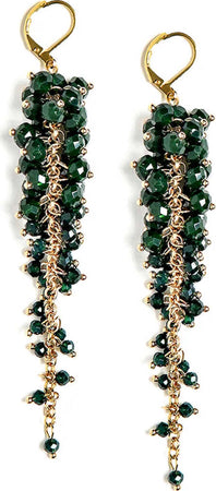 Mya Accessories | Orecchini Pendenti Da Donna Eleganti Con Minerali Grezzi Verdi Moda/Bijoux a piccoli prezzi/Orecchini/Gocce e pendenti You Store - Messina, Commerciovirtuoso.it
