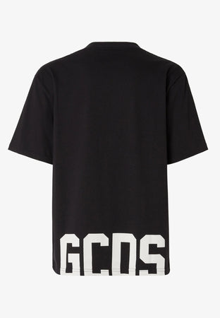 GCDS T-SHIRT LOW BAND LOGO REGULAR T-SHIRT da uomo