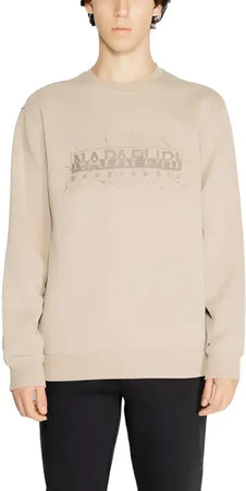 Napapijri Felpa Uomo - beige / S - Abbigliamento Felpe