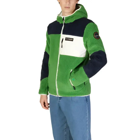 Napapijri Felpa Uomo - green / M - Abbigliamento Felpe
