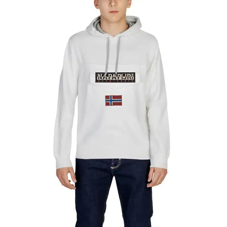 Napapijri Felpa Uomo - white / S - Abbigliamento Felpe