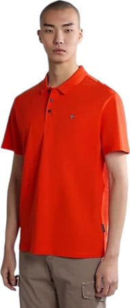Napapijri-polo-rosso-ciliegia-Ealis