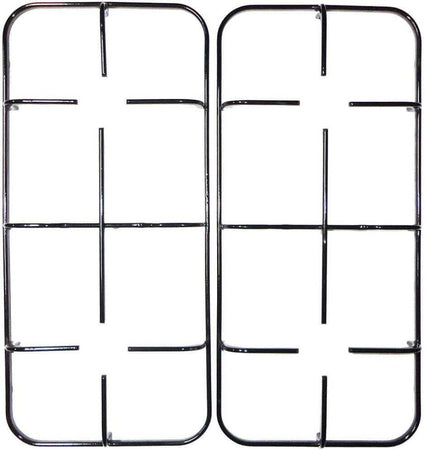 Nardi Kit 2 griglie in ferro smaltato nero lucido 456 x 213 mm. per cucina piano cottura 4 fuochi a gas