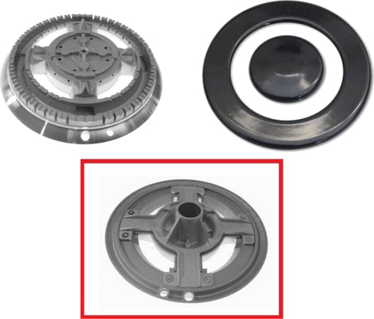 NARDI SPARTIFIAMMA BRUCIATORE CUCINA TRIPLA CORONA CON PIATTELLI Casa e cucina/Utensili da cucina/Bruciatori da cucina Rossi Ricambi - Venetico Marina, Commerciovirtuoso.it