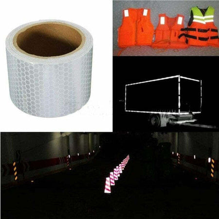 Nastro-Adesivo-5-M-Rifrangente-Riflettente-Catarifrangente-5-Mt-X-50-Mm